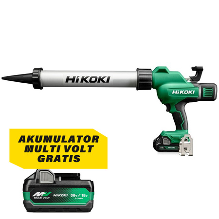 HIKOKI AC18DA WQZ AKUMULATOROWY WYCISKACZ DO KLEJU I SYLIKONU