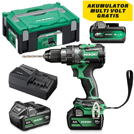 HIKOKI DV18DC WPZ WIERTARKO-WKRĘTARKA UDAROWA AKUMULATOROWA