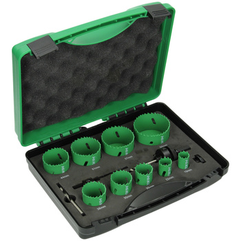 ZESTAW 9 OTWORNIC BIMETALOWYCH W WALIZCE-752173