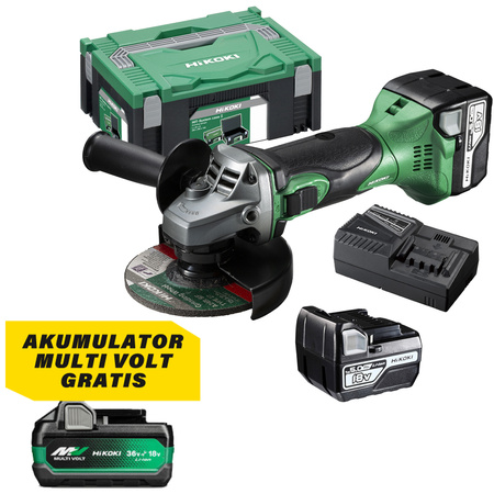 HIKOKI G18DSL2 WUZ AKUMULATOROWA SZLIFIERKA KĄTOWA 125MM
