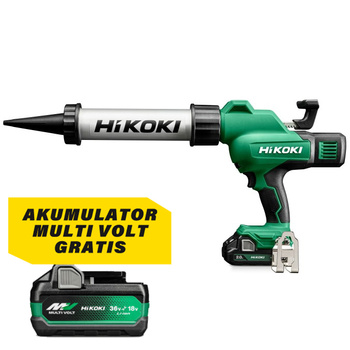 HIKOKI AC18DA WPZ AKUMULATOROWY WYCISKACZ DO KLEJU I SYLIKONU