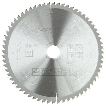 HIKOKI TARCZA DO ALUMINIUM 216x30MM 60 ZĘBÓW (752449)
