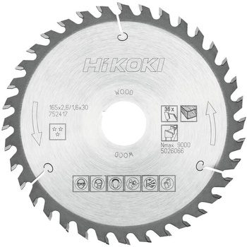 HIKOKI TARCZA DO DREWNA 165x30/20MM (752417)
