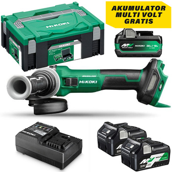 HIKOKI G3613DE WQZ AKUMULATOROWA SZLIFIERKA KĄTOWA