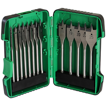 HIKOKI ZESTAW WIERTEŁ DO DREWNA W KASECIE 13 ELEMENTÓW