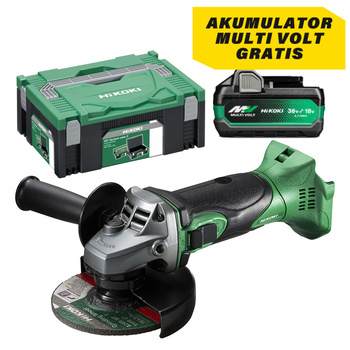 HIKOKI G18DSL2 W3Z AKUMULATOROWA SZLIFIERKA KĄTOWA 125MM
