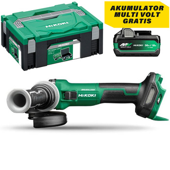 HIKOKI G3613DE W2Z AKUMULATOROWA SZLIFIERKA KĄTOWA