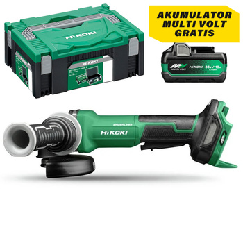 HIKOKI G3613DVF W2Z SZLIFIERKA KĄTOWA AKUMULATOROWA