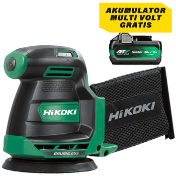 HIKOKI SV1813DA W4Z AKUMULATOROWA SZLIFIERKA MIMOŚRODOWA
