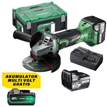 HIKOKI G18DSL2 WPZ AKUMULATOROWA SZLIFIERKA KĄTOWA 115MM